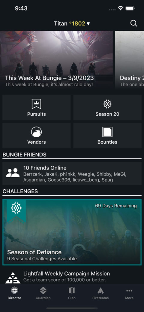 destiny 2 companion苹果版(天命2伴侣)