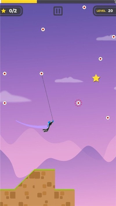 火柴人绳索跑酷