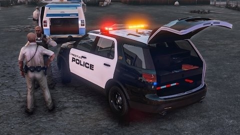 警察追车3d