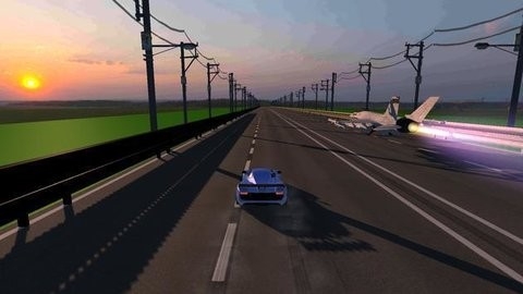 汽车与喷气飞机(car vs jet)
