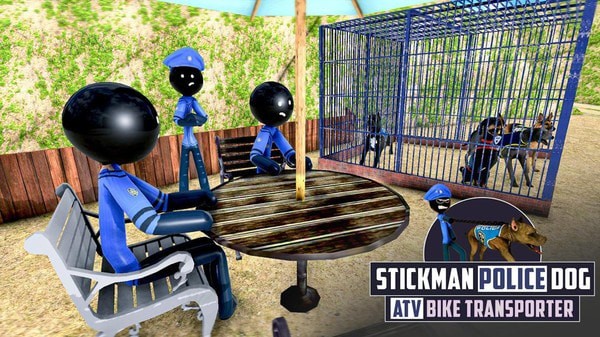 火柴人运输警犬